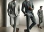 Grey Suit Brown Shoes